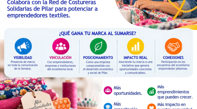 TU INVERSIÓN PUEDE CAMBIAR VIDAS: sponsoreá la Semana del Emprendedor Pilarense